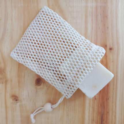 bolsa de rejilla para jabón