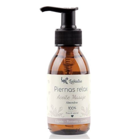 Aceite de masaje para piernas cansadas