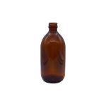 Botella vidrio ámbar 250 ml