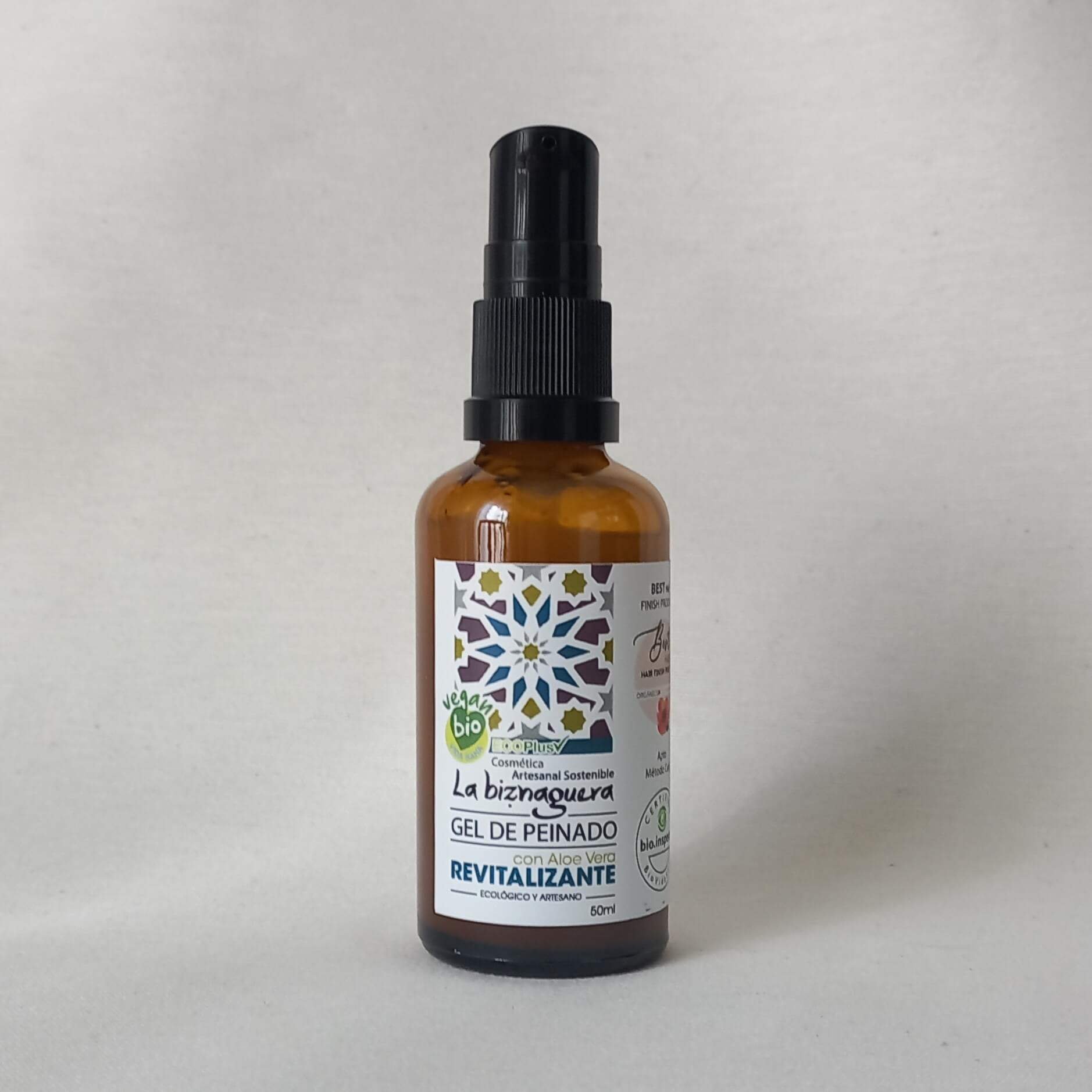 Gel fijador de rizos ecológico | ASÍ SIN MÁS El gel de rizos La Biznaguera, gel fijador ecol´ógico