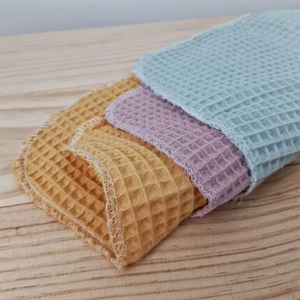 trapos multiusos de algodón waffle