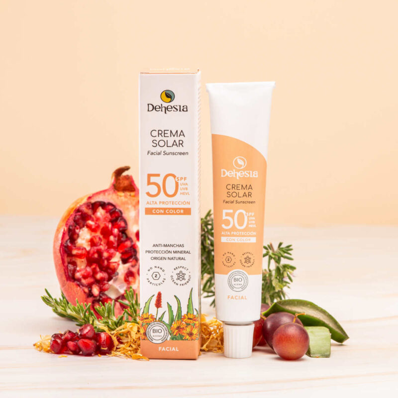 Crema facial solar ecológica