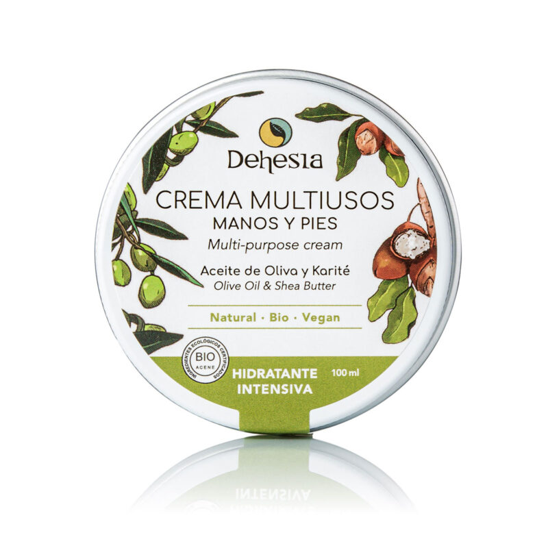 crema manos y pies con aceite de oliva. Crema multiusos