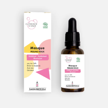 Mascarilla facial exfoliante natural