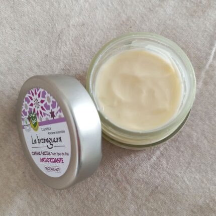 crema facial antioxidante antiedad