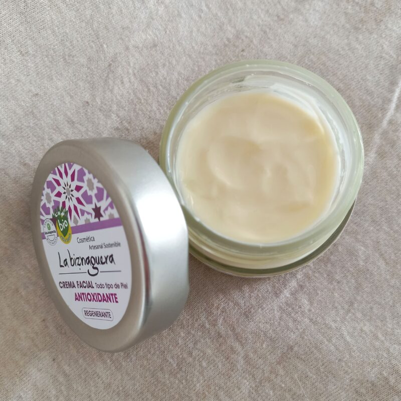 crema facial antioxidante antiedad