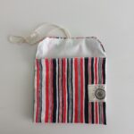 bolsa para jabón sólido estampado rayas