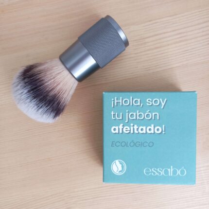 Jabón de afeitado natural y brocha