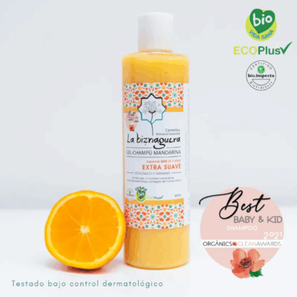gel y champu ecologico para bebes