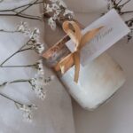 Vela de soja con tapa de corcho verano