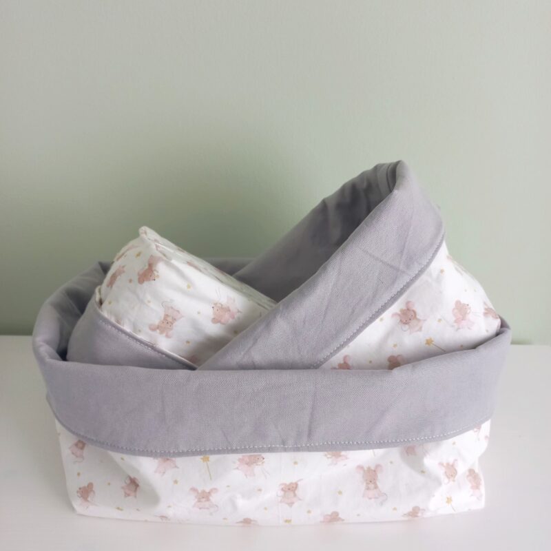 Cestas de tela para bebes