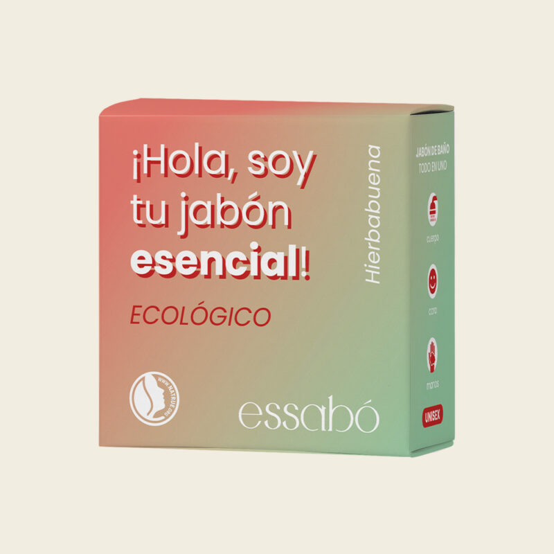 jabon solido ecologico de hierbabuena