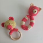 Sonajero amigurumi de crochet