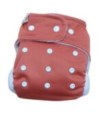 pañal de tela reutilizable rojo